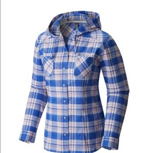 Mountain Hardware hooded flannel shirt